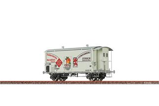 Brawa H0 SBB gedeckter Güterwagen K2, Salmenbräu, Ep. III