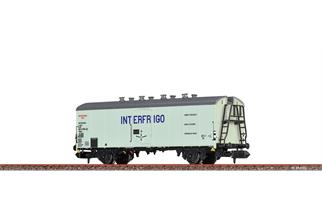 Brawa N DB Kühlwagen UIC Standard 1, Interfrigo, Ep. IV *werkseitig ausverkauft*