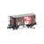 Brawa N SBB gedeckter Güterwagen K2, Caotina, Ep. III (Sonderserie) *werkseitig ausverkauft*