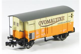 Brawa N SBB gedeckter Güterwagen K2 Ovomaltine (Sonderserie Bahnorama) *werkseitig ausverkauft*