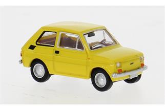 Brekina Drummer H0 Fiat 126 Bambino, gelb *werkseitig ausverkauft*