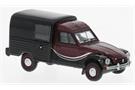 Brekina H0 Citroen Acadiane, dunkelrot/schwarz, 1976