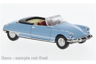 Brekina H0 Citroen DS Cabrio, hellblau