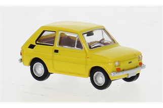 Brekina H0 Fiat 126 Bambino, gelb