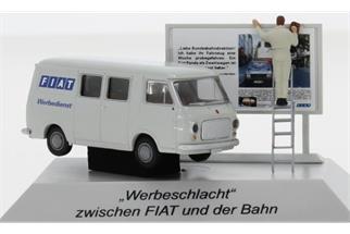 Brekina H0 Fiat 238 Halbbus, Fiat, mit Figur, 1966 *werkseitig ausverkauft*