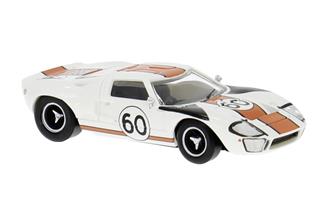 Brekina H0 Ford GT 40, Le Mans, 1966, #60, J. Neerpasch/J. Ickx