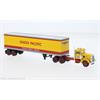 Brekina H0 Peterbilt 281 Koffer-Sattelzug, Union Pacific Trailer Freight Service