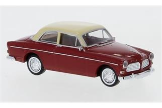 Brekina H0 Volvo Amazon, dunkelrot/hellbeige, 2trg, 1956 *werkseitig ausverkauft*