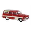 Brekina H0 Wartburg 311 Camping, rot/weiss, 1959
