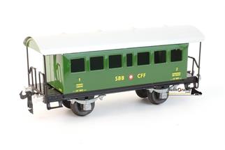 BUCO 0 SBB Personenwagen AB2 Nr. 8683, grün (OCC)