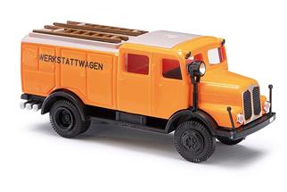 Busch/ESPEWE H0 IFA S4000 TLF, Wekstattwagen, orange