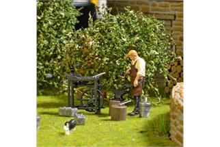 Busch H0 Action Set Feldschmiede