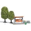 Busch H0 Action Set Gartenschaukel Anke