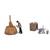 Busch H0 Action Set: Holz schichten