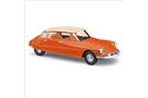 Busch H0 Citroen DS19, zweifarbig orange/creme