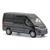 Busch H0 Citroen Jumper Kastenwagen, schwarz