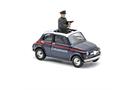 Busch H0 Fiat 500, Carabinieri, mit 2 Polizisten