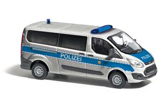 Busch H0 Ford Transit Custom Bus, Polizei Berlin