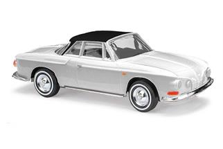 Busch H0 Karmann Ghia 1600, zweifarbig weiss