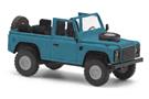 Busch H0 Land Rover Defender 90 offen, blau