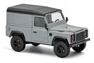 Busch H0 Land Rover Defender 90, silber