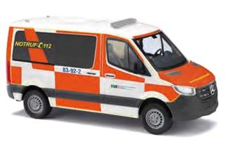 Busch H0 MB Sprinter kurz, Feuerwehr Goslar KWB