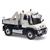 Busch H0 MB Unimog U 430 mit Ladekran und Schutzgitter, weiss/silber