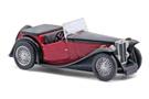 Busch H0 MG Midget TC, schwarz/rot