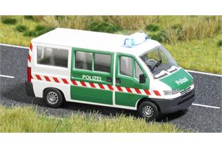 Busch H0 Peugeot Boxer Polizei mit elektrischen Blinkleuchten