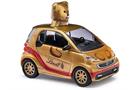 Busch H0 Smart Fortwo 2012 Lindt Teddy *werkseitig ausverkauft*