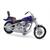 Busch H0 US Motorrad, blau