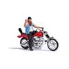 Busch H0 US Motorrad mit Biker