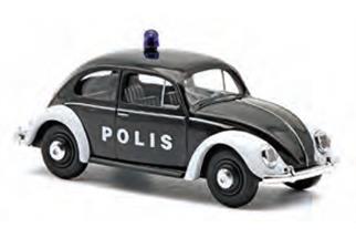 Busch H0 VW Käfer Brezelfenster, Polis