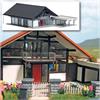 Busch N HUF® Wohnhaus grau/schwarz *werkseitig ausverkauft*