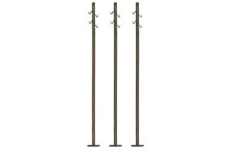 Busch TT Freileitung Holzmast, 78 mm (Inhalt: 3 Stk.)