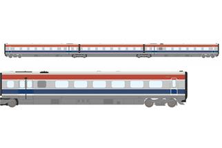 Dekas H0 (DC) SJ Dieseltriebzug Y2 1376 Christian IV, Ep. V, 3-tlg. *komplett vorreserviert*