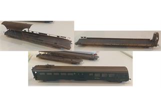 Exact-Train H0 (DC) BLS Autoverladezug-Ergänzungsset, gealtert, Ep. VI, 4-tlg. (Sonderserie Schweiz)