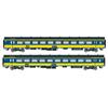 Exact-Train H0 NS Reisezugwagen-Set ICR A/B, gelb/blau, Ep. IV, 2-tlg.