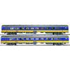 Exact-Train H0 NS Reisezugwagen-Set ICR A/B, gelb/blau, Ep. IV, 2-tlg.