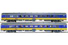 Exact-Train H0 NS Reisezugwagen-Set ICR A/B, gelb/blau, Ep. IV, 2-tlg.