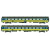 Exact-Train H0 NS Reisezugwagen-Set ICR B/B, gelb/blau, Ep. IV, 2-tlg.