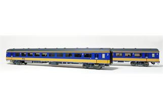 Exact-Train H0 NS Reisezugwagen-Set ICRm Bpmez10/Bpmz10, gelb/blau, Ep. VI, 2-tlg.