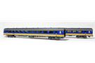Exact-Train H0 NS Reisezugwagen-Set ICRm Bpmez10/Bpmz10, gelb/blau, Ep. VI, 2-tlg.