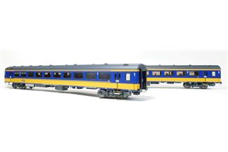 Exact-Train H0 NS Reisezugwagen-Set ICRm Bpmz10/Apmz10, gelb/blau, Ep. VI, 2-tlg.