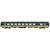 Exact-Train H0 NS/SNCB Reisezugwagen ICRm Bpmbdez8, 2. Klasse, gelb/blau, Ep. VI