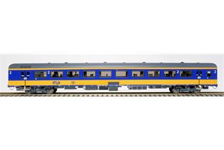 Exact-Train H0 NS/SNCB Reisezugwagen ICRm Bpmz10, 2. Klasse, gelb/blau, Ep. VI