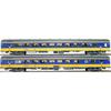 Exact-Train H0 NS/SNCB Reisezugwagen-Set ICRm Bpmz10/Bpmbdz8, gelb/blau, Ep. VI