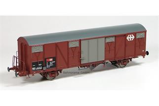 Exact-Train H0 SBB/ex. SNCF Gedeckter Güterwagen Gbs 084-2