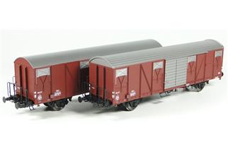 Exact-Train H0 SBB gedecktes Güterwagen-Set J4, Ep. III, 2-tlg.