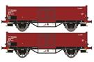 Exact-Train H0 SNCB Hochbordwagen-Set E, EUROP, Ep. IIIc, 2-tlg.